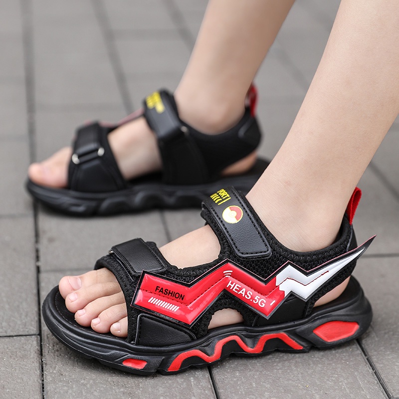 Sandal đế mềm in hình pikachu thời trang cho bé trai