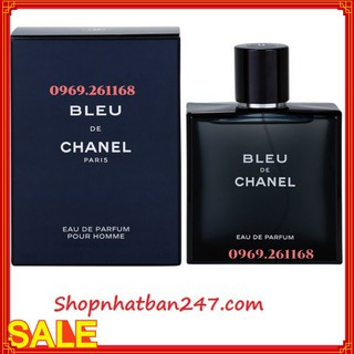 Nước hoa nam chanel bleu de chanel eau de parfum 100ml - 100% authentic