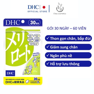 Viên Uống DHC Melilot Hỗ Trợ Thon Chân, Thon Đùi 30 Ngày 60 Viên