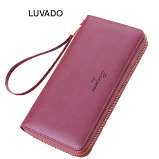 Ví nữ dài cầm tay đẹp da thật thời trang BANYANU nhiều ngăn cao cấp đựng tiền LUVADO VD356