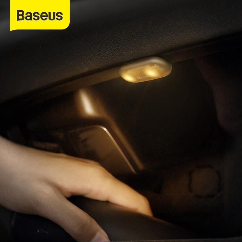 Baseus 2pcs Portable Magnetic Touch LED Light For Car Interior