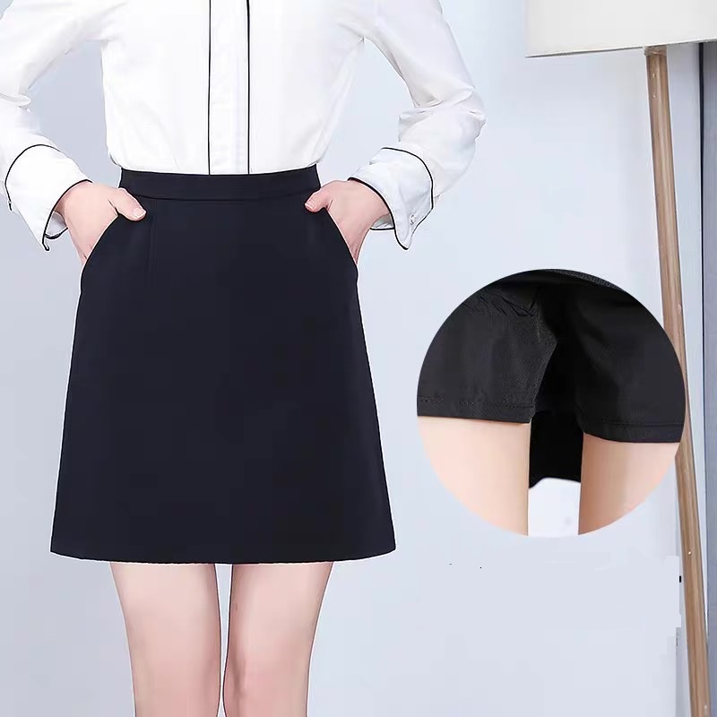 chân váy A dáng ngắn, chân váy tuyết mưa có quần 2 lớp thoáng mát