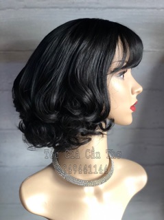 TÓC BỘ XOĂN TRUNG NIÊN 30cm