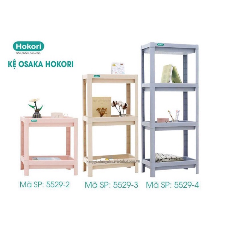 kệ đựng đồ đa năng osaka, kệ để đồ nhựa Việt Nhật 5529