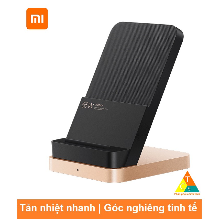 Đế sạc nhanh không dây Xiaomi Mijia 55w tích hợp quạt làm mát không khí