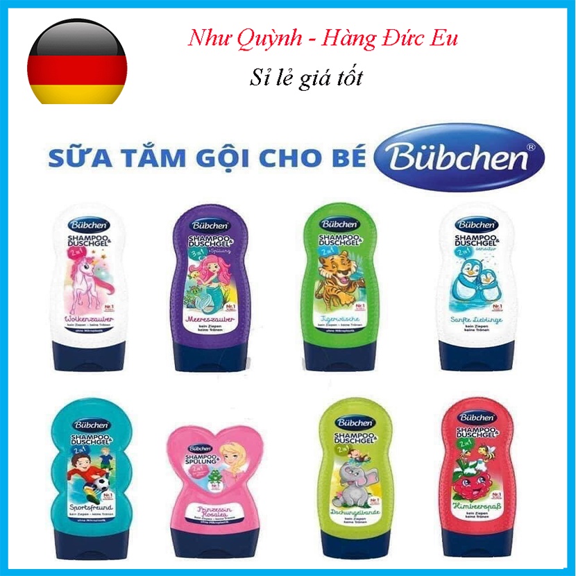 Sữa tắm gội BUBCHEN 230ml Đức