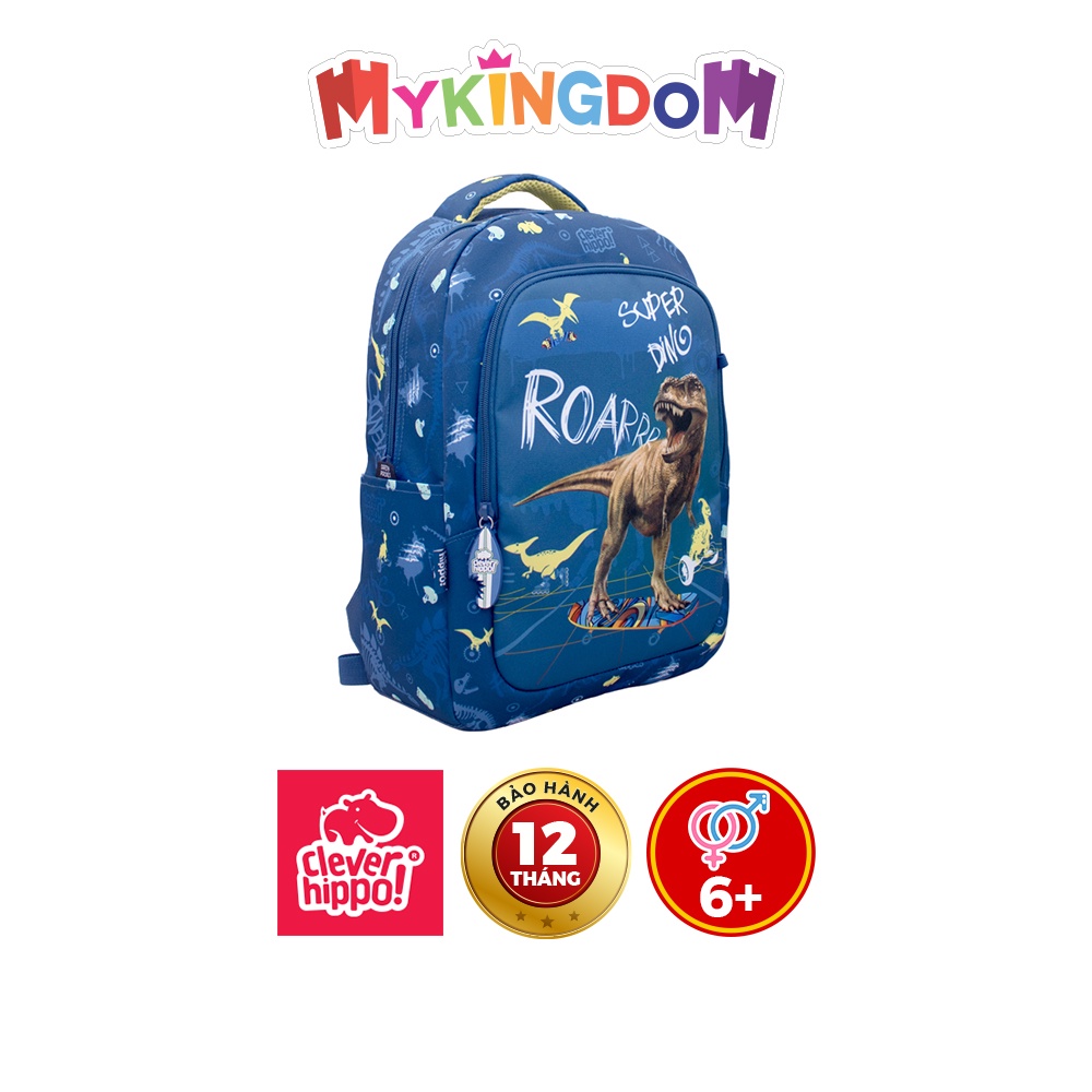 Ba Lô CLEVERHIPPO Easy Go - Biệt Đội Khủng Long BD0107/BLUE