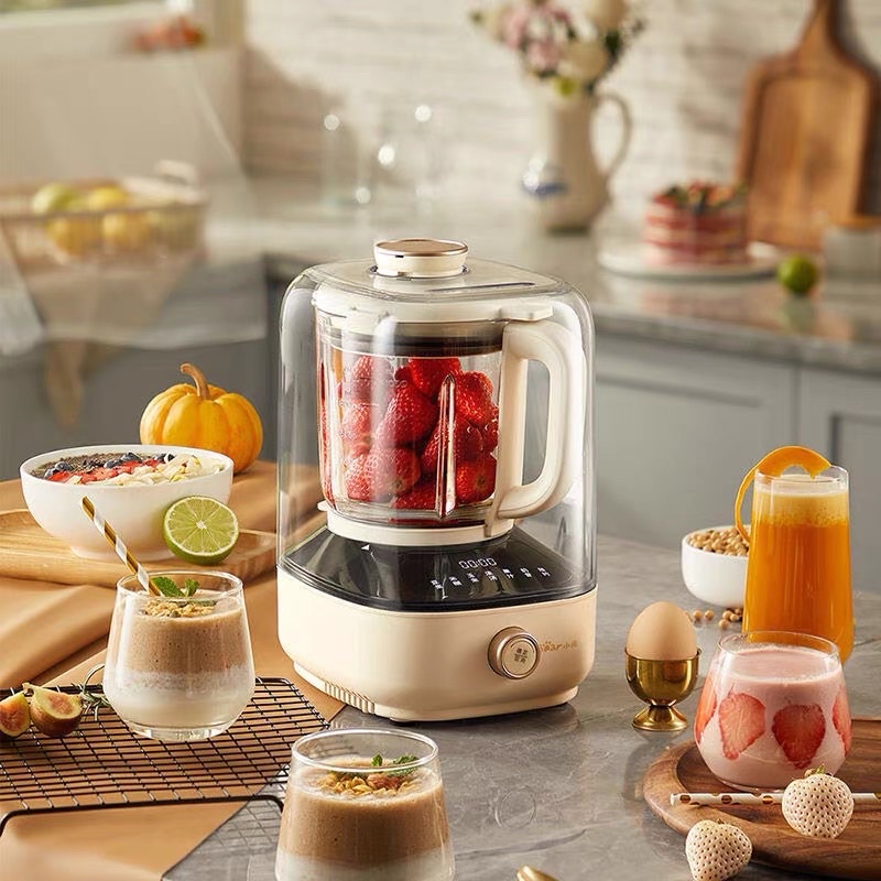 New Máy Làm Sữa Hạt Bear PBJ-B06W1- máy xay đa năng, cách âm không gây ồn, dung tích 1000ml