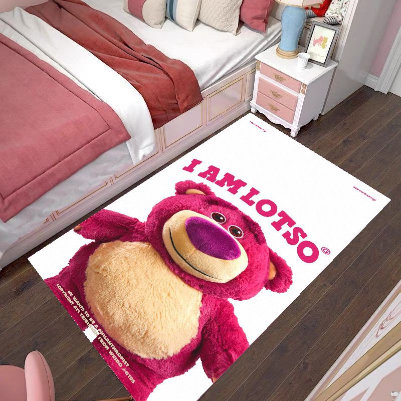 Thảm Lót Sàn Phòng Khách / Phòng Ngủ Hình Gấu Dễ Thương