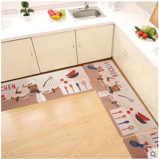 Combo 5 bộ thảm nhà bếp len lỳ 45 x 120 và 45 x 65cm