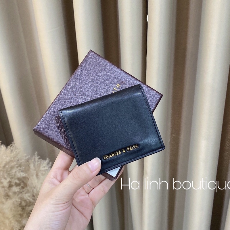 [Full box - ảnh thật] Ví CNK Cúc Bấm Gấp Gọn Mini - Ví CNK Xuất Dư
