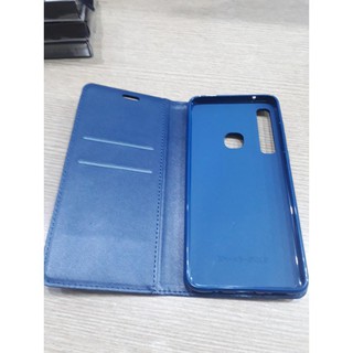 Bao da samsung galaxy a9 2018 da mịn nắp gập o+ chính hãng