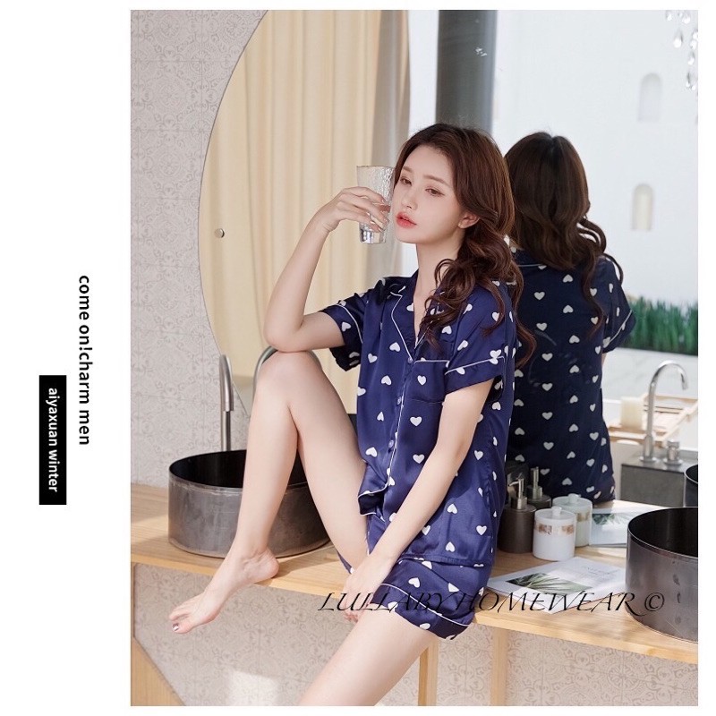 [Hàng cao cấp] Pijama lụa hoạ tiết dễ thương - hàng nhập xịn đẹp - LULLABY HOMEWEAR