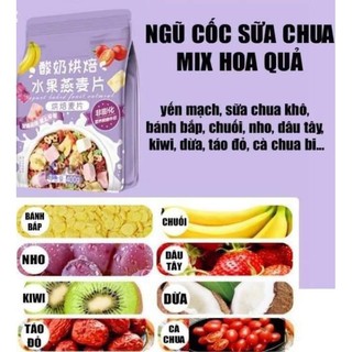 NGŨ CỐC SỮA CHUA HOA QUẢ