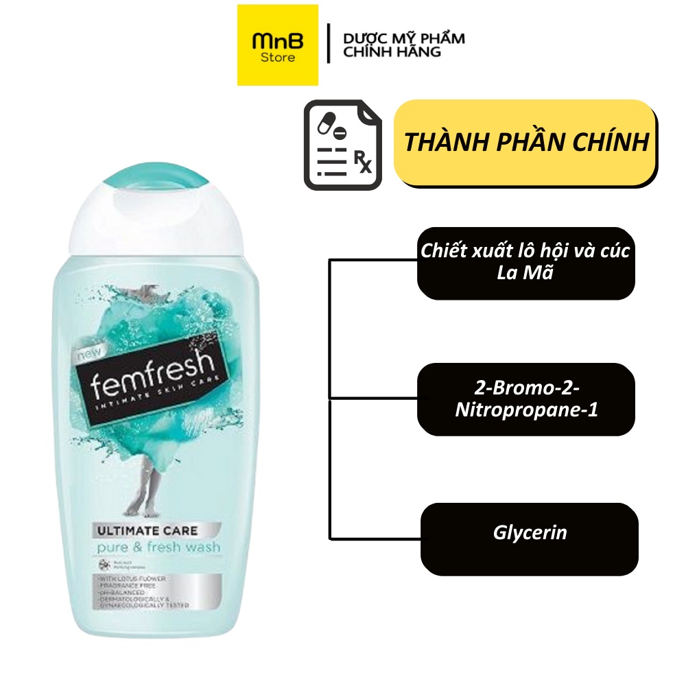 Dung dịch vệ sinh phụ nữ Femfresh Daily Intimate Wash anh 250ml