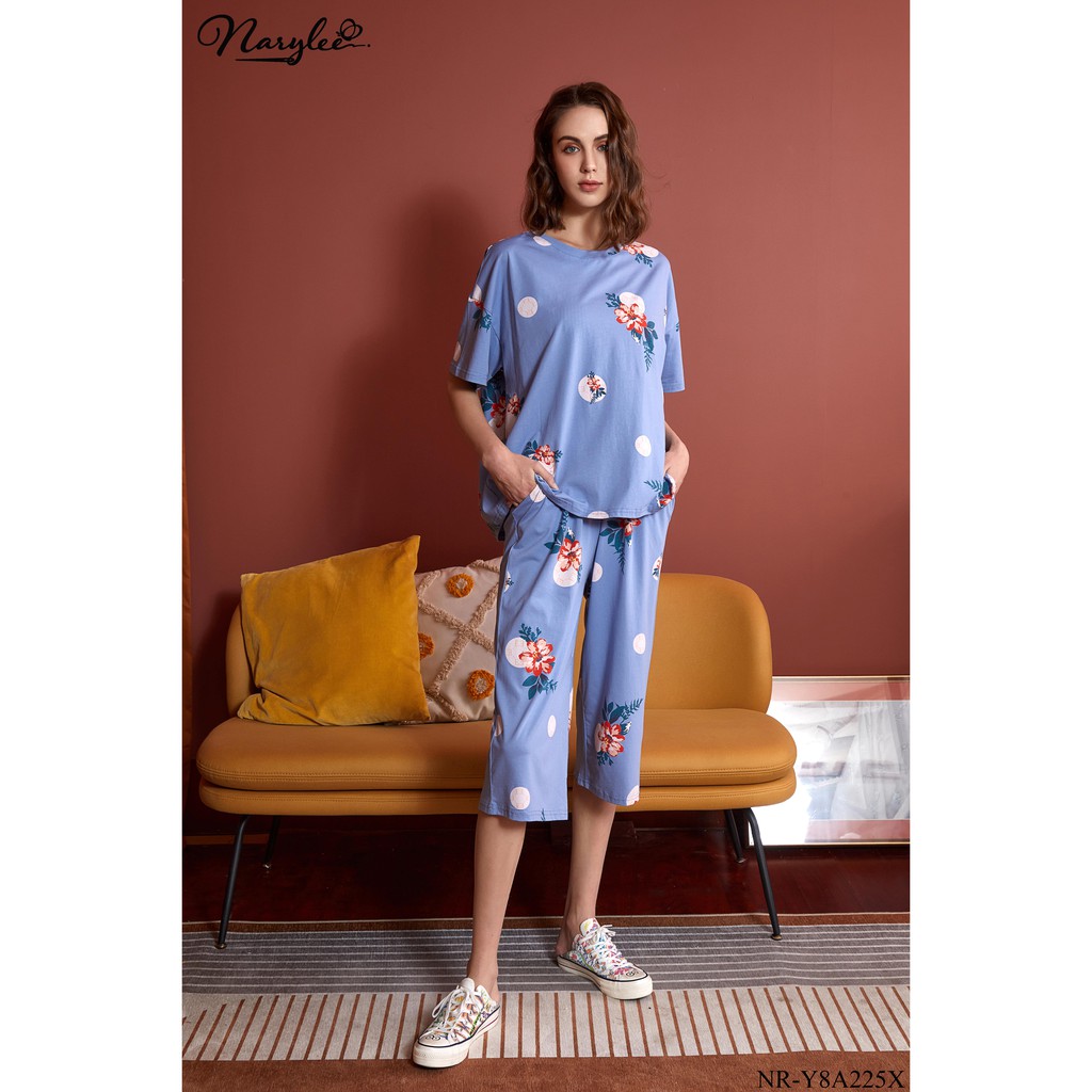 Bộ đồ hè mặc nhà 100% cotton cao cấp Narylee NR-Y8A2225