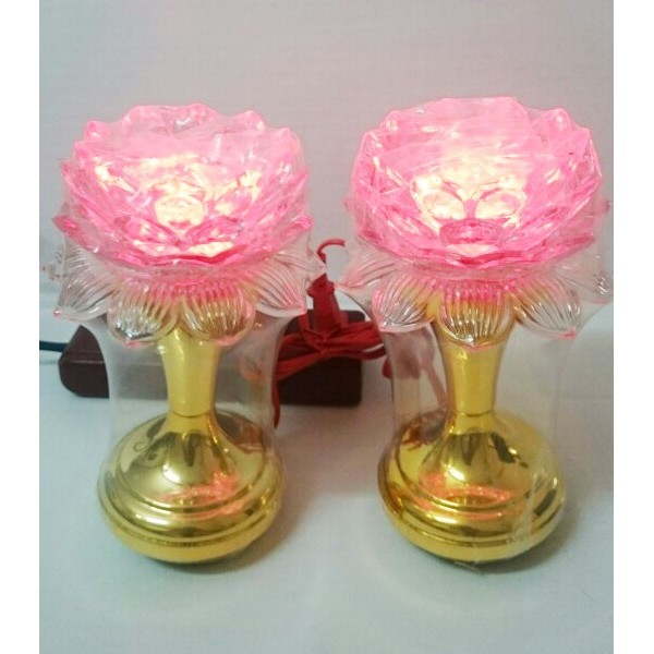 Đèn led hoa sen đổi màu ( đế lùn)