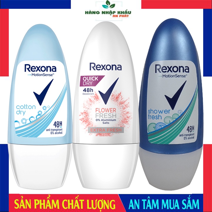 Lăn nách Rexona Đức lăn ngăn ngừa mùi hôi, giảm tiết mồ hôi, hết mùi hôi nách, 50ml