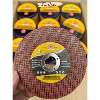 Đá cắt sắt, cắt inox đỏ siêu ngọt 100mm (hộp 100v)