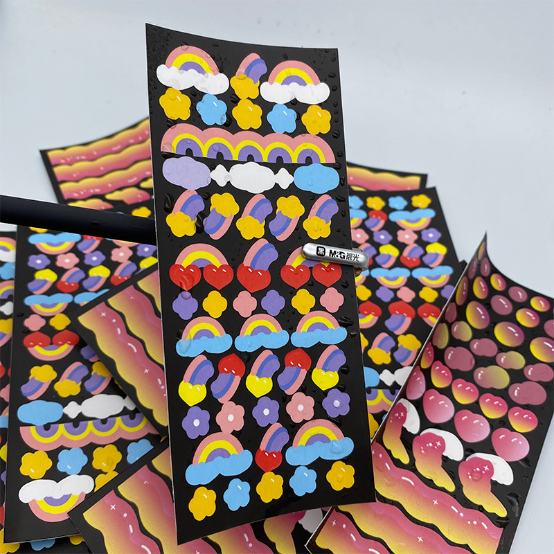 DIY ribbon decoration diary sticker material