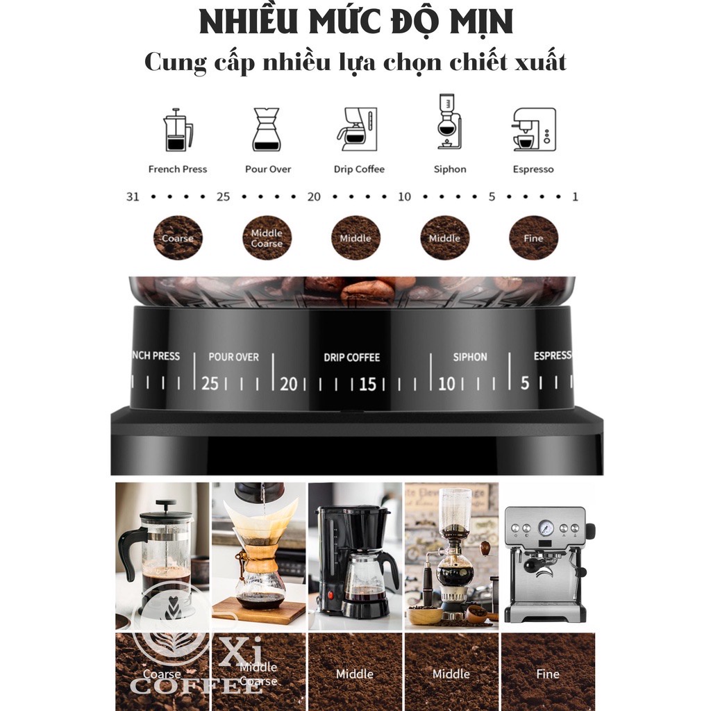 Máy xay cà phê espresso Lacasa LS17