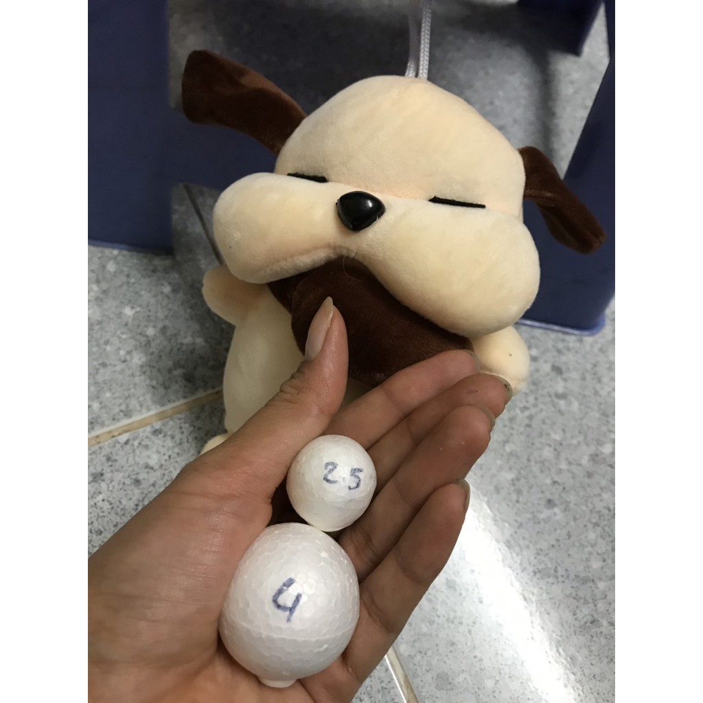 Combo 50 quả cầu xốp (banh tròn) 4.6cm Dùng Làm Trái Châu và Trang Trí