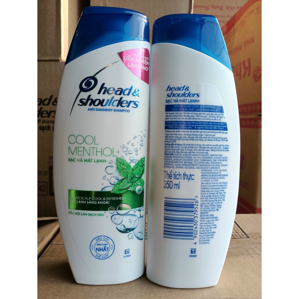 DẦU GỘI HEAD& SHOULDERS MÁT LẠNH SẢNG KHOÁI