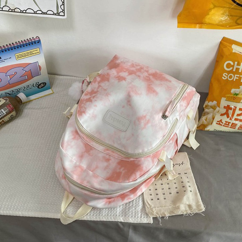 Ba Lô Đi Học Họa Tiết Nhiều Màu Sắc Thời Trang Cho Nữ