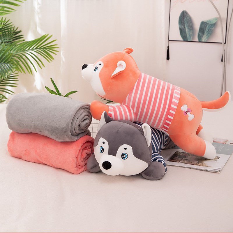 Ga gối văn phònh,Thú kèm chăn mềm mịn