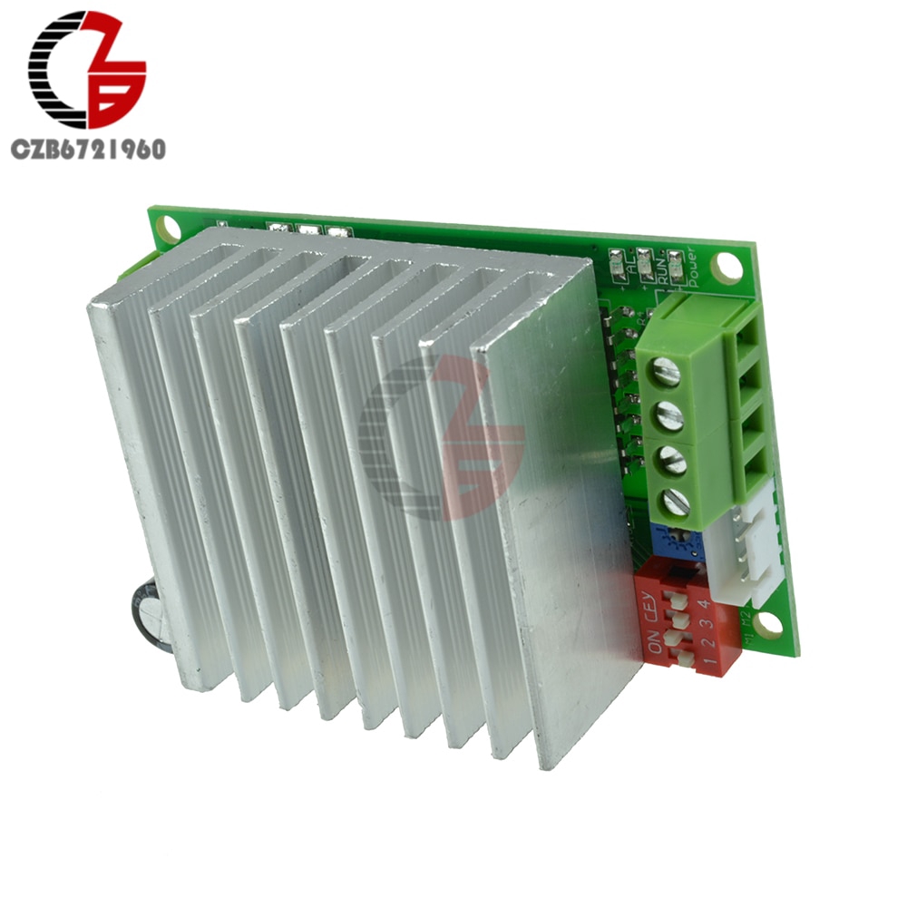 TB6600 DC 10V-45V 4.5A CNC Single-Axis Stepper Motor Driver Controller Board 6N137 High Speed Optical Coupler Automatic Current