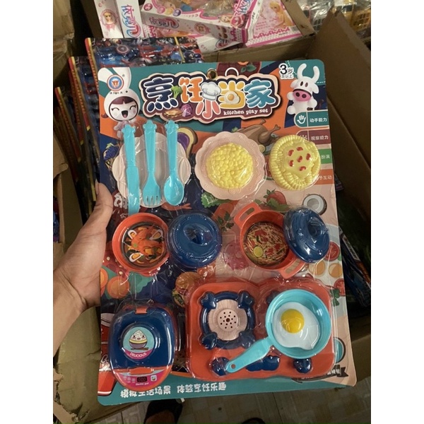 Vỉ đồ chơi nhà bếp đẹp