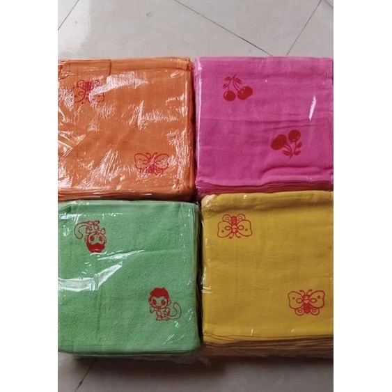 Combo 50 Khăn mầm non cotton ký hiệu 50 hình khác nhau