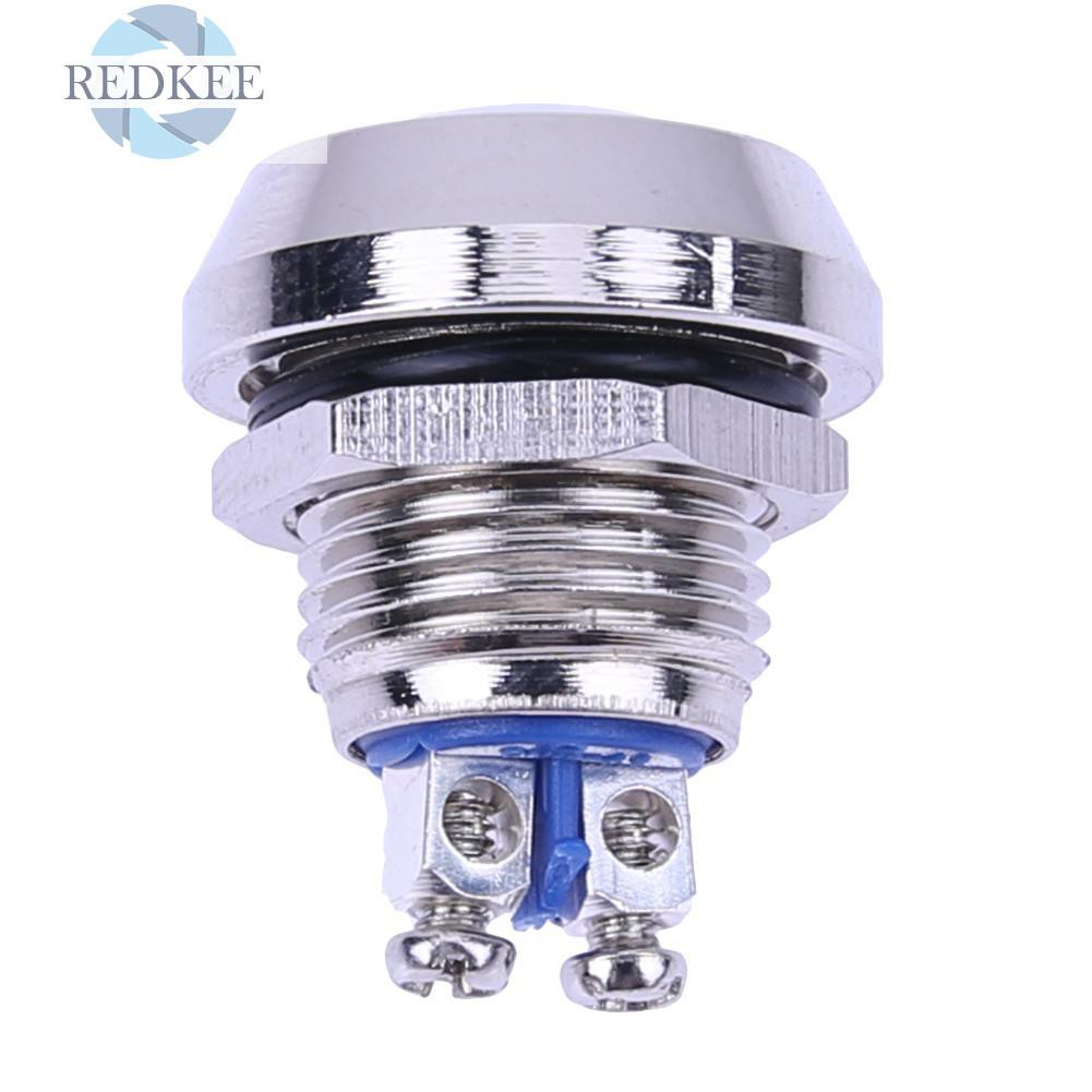 Công tắc nút nhấn kim loại thép không gỉ 12mm dành cho tàu thuyền