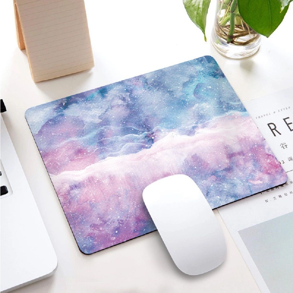 Tấm Lót Chuột Máy Tính Bằng Cao Su Mềm Dày Dặn Hỗ Trợ Cổ Tay Tiện Dụng