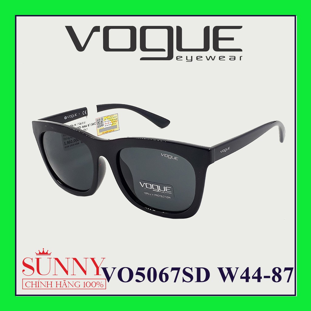 VO5067SD - Kính mát Vouge chính hãng, bảo hành toàn quốc
