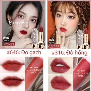 Son HOJO đính đá sang chảnh(son môi nội địa trung)