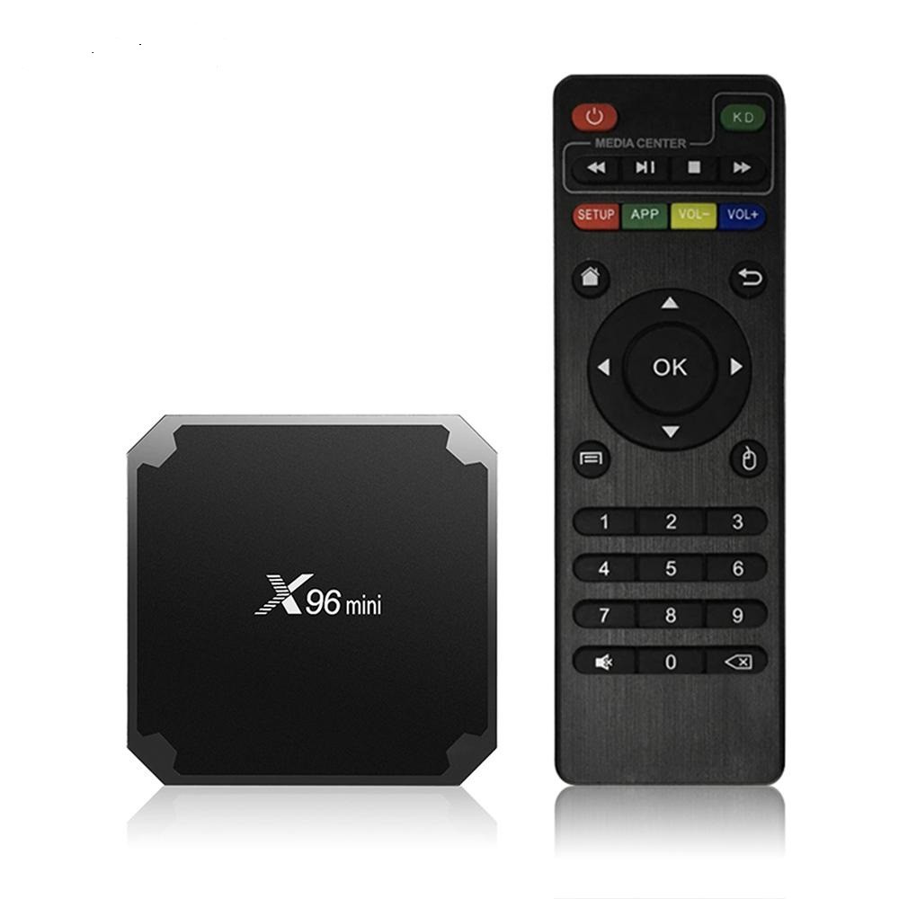 Mới Tv Box X96 Mini Ram 2g Rom 16g Android 7.1 Và Phụ Kiện