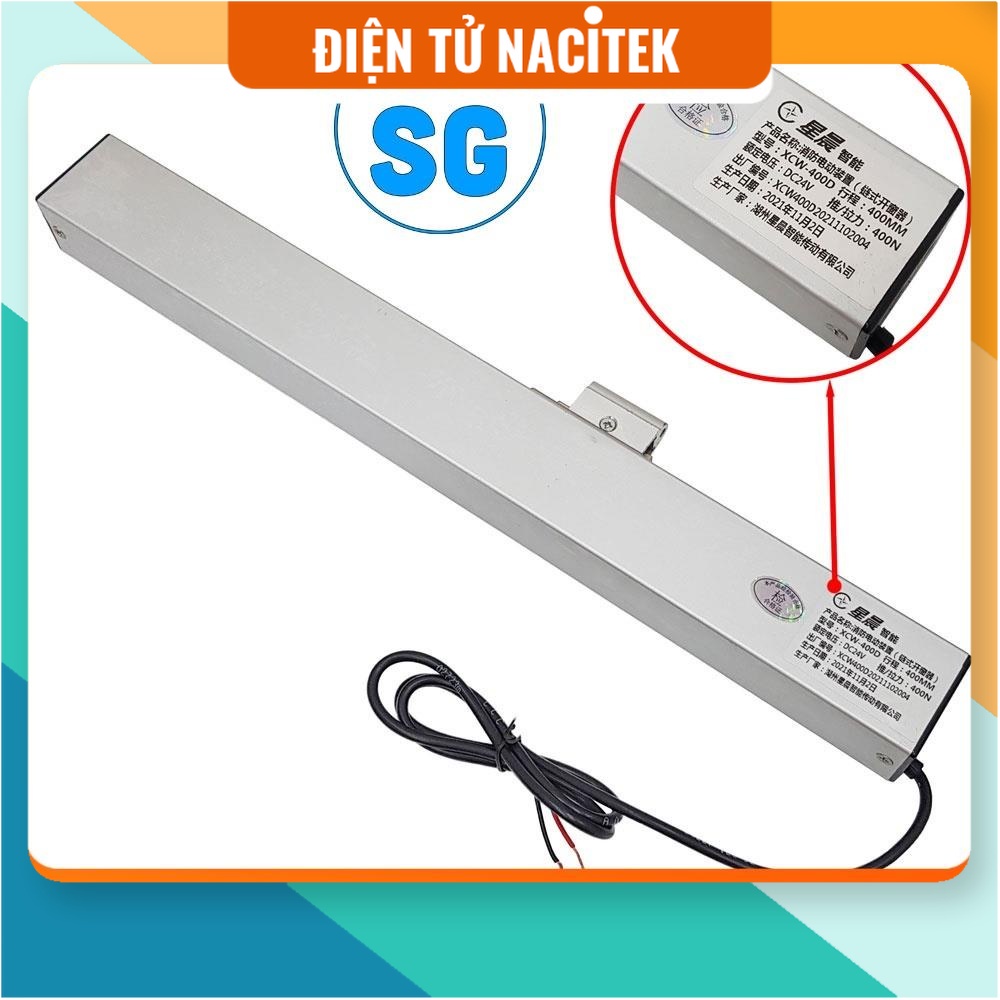 Thiết bị đóng mở cửa sổ, nắp giếng trời tự động 24VDC 300mm / 400mm / 500mm / 600mm / 800 mm