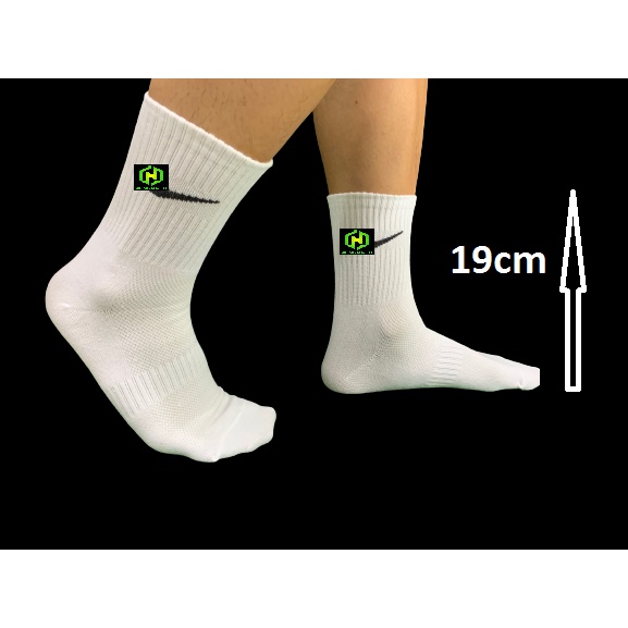 Tất thể thao nik cao cổ dệt kim cao cấp unisex tất lửng Nhuận Sport dày mỏng bóng đá cầu lông tennis