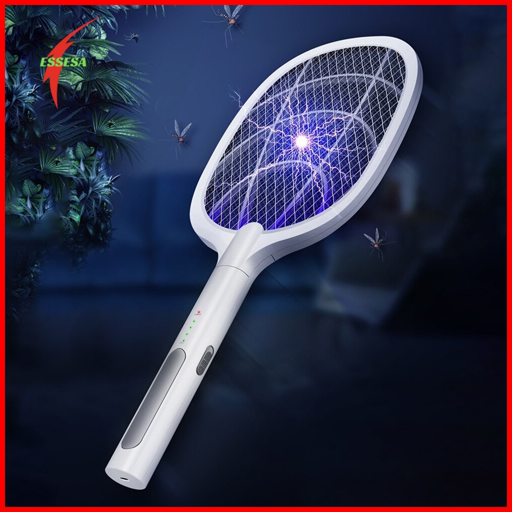 Vợt muỗi tự động 3 chế độ Lochi - vợt đập muỗi kiêm đèn ngủ, đèn bắt muỗi tự động sạc tích điện |Bh 12 tháng