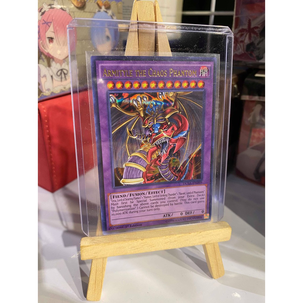 Lá bài thẻ bài Yugioh Combo Tam Thần Gx Uria Hamon Raviel Armityle - Ultra Rare - Tặng bọc bài nhựa bảo quản