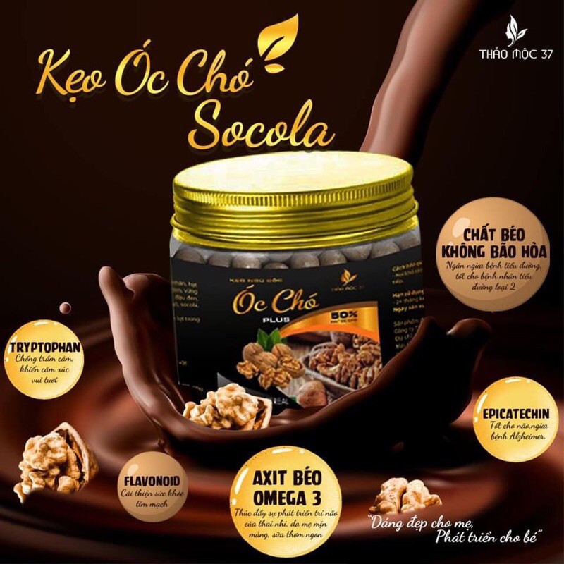 Kẹo Ngũ cốc óc chó của thảo Mộc 37 Tặng kèm hộp kẹo mầm lúa mạch gold 180k | BigBuy360 - bigbuy360.vn