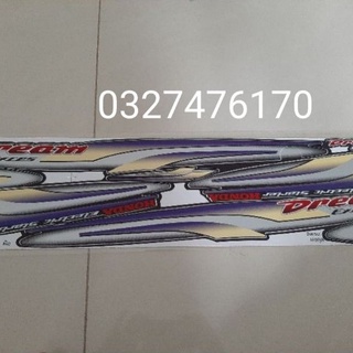 Bộ tem xe DREAM lùn 97 màu vàng exces hàng thái