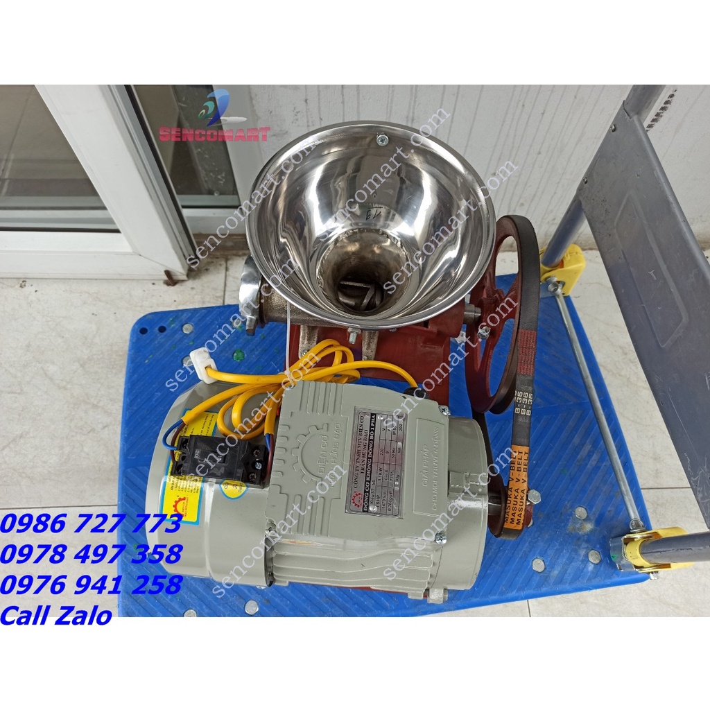 Cối đùn gang đa năng xay nghiền thức ăn cho chim, gà vịt giá hạt dẻ