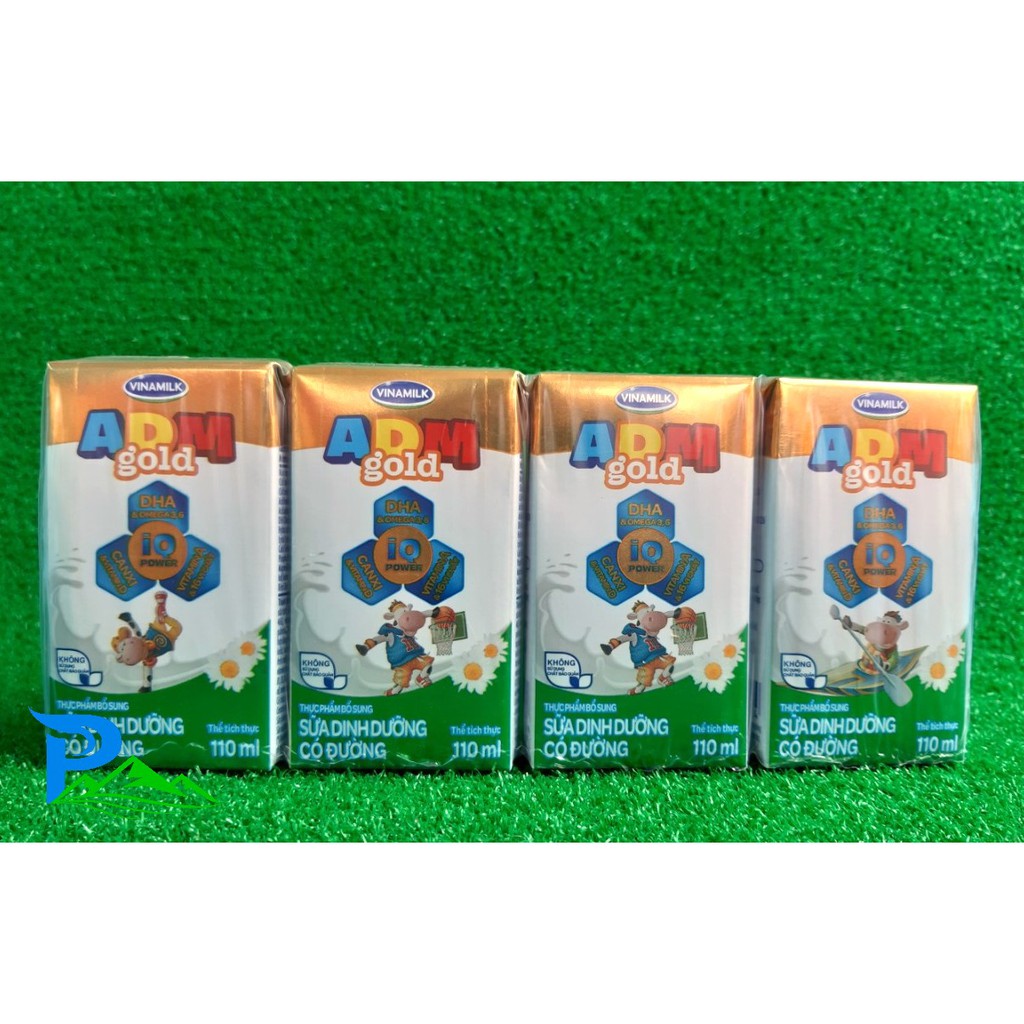 Sữa dinh dưỡng Có Đường Vinamilk ADM 110ml [Ko kèm KM]