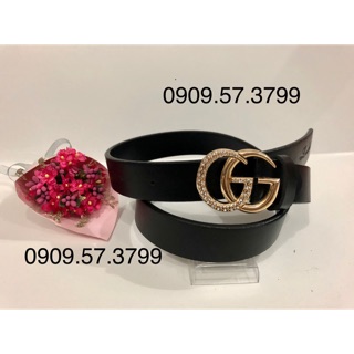 Nịt chữ g trơn g đính đá. bản 3cm