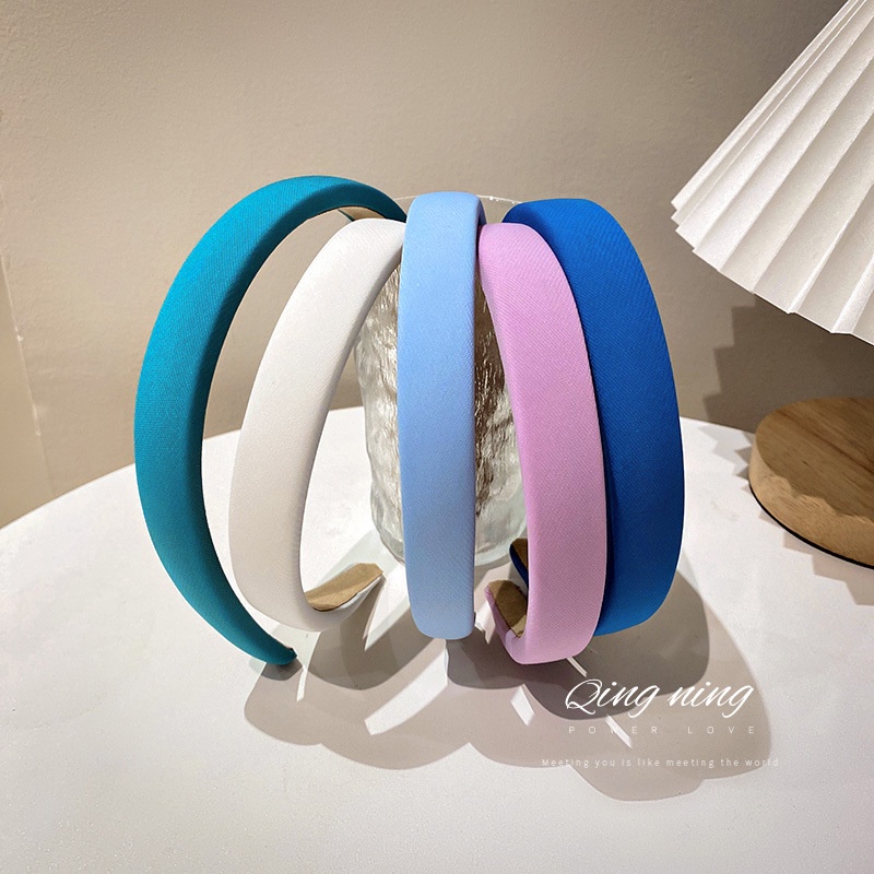 Băng Đô Cài Tóc Bọt Biển Thiết Kế Xinh Xắn Thời Trang Cho Nữ