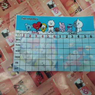 Thời khóa biểu Nhóm nhạc Nam Hàn Quốc