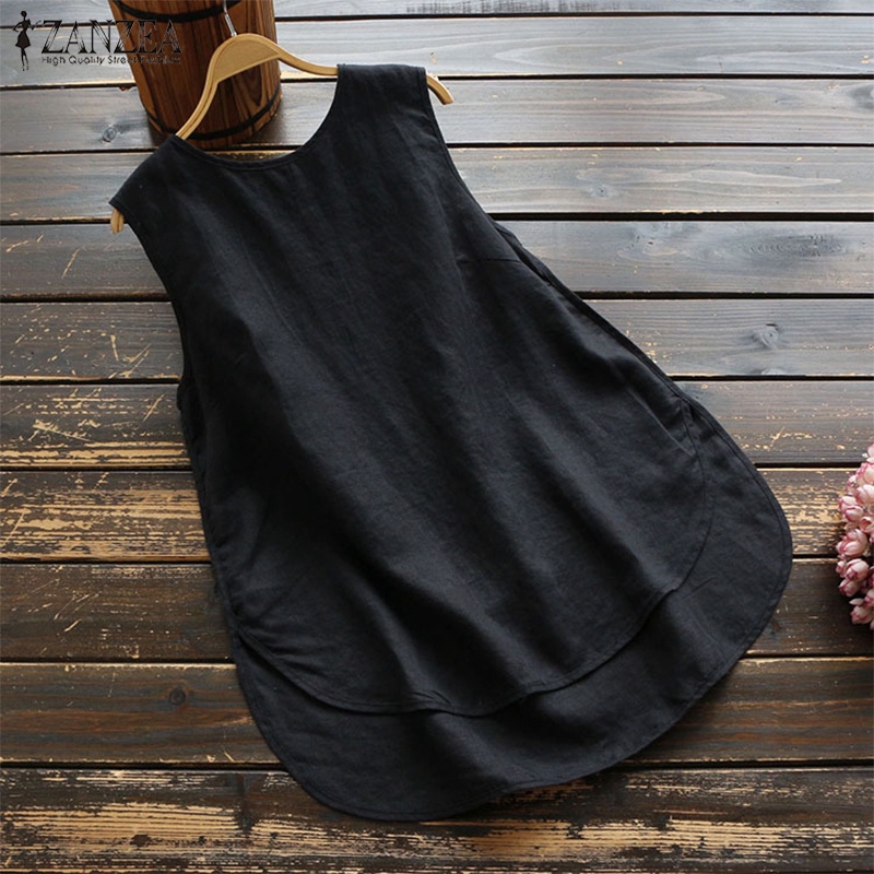ZANZEA Áo sát nách Form rộng thời trang dành cho nữ | BigBuy360 - bigbuy360.vn