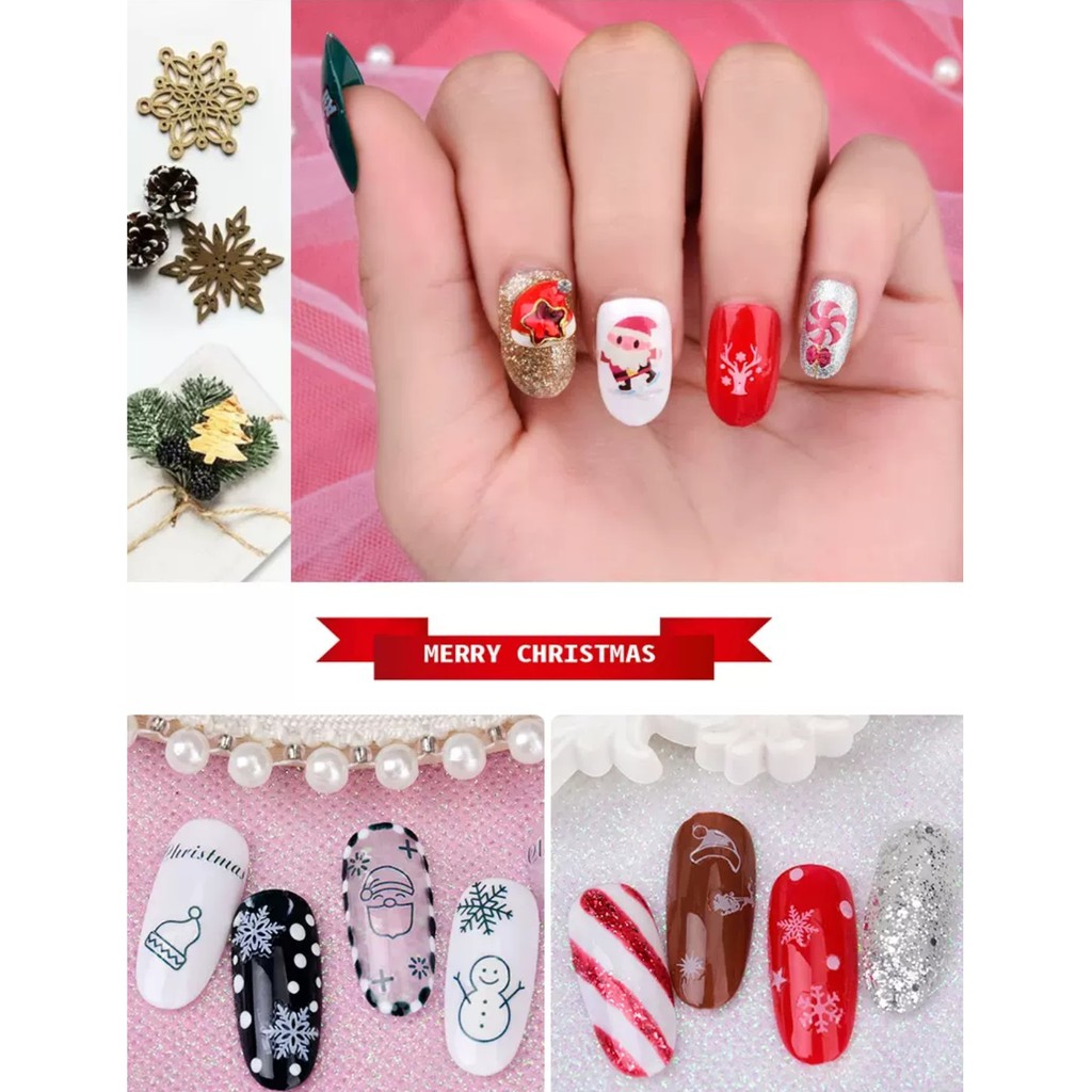 Sticker Nails 3D - Hình Dán Móng Tay Giáng Sinh - Noel